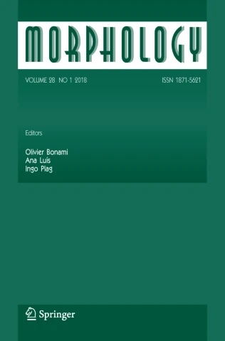 Morphology cover of Volume 28, No. 1 (2018)