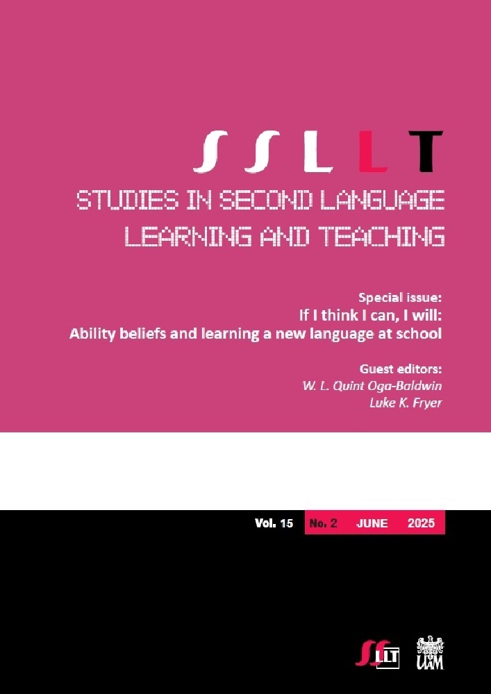 SSLLT cover of Volume 15, No. 2 (June 2025)